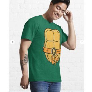 TMNT teenage mutant ninja turtles T-SHIRT XXL mens short sleeve cotton green